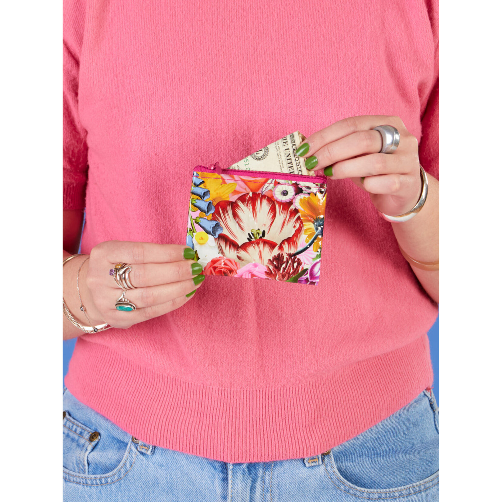 Blue Q Blue Q-Coin Purse- Blossom