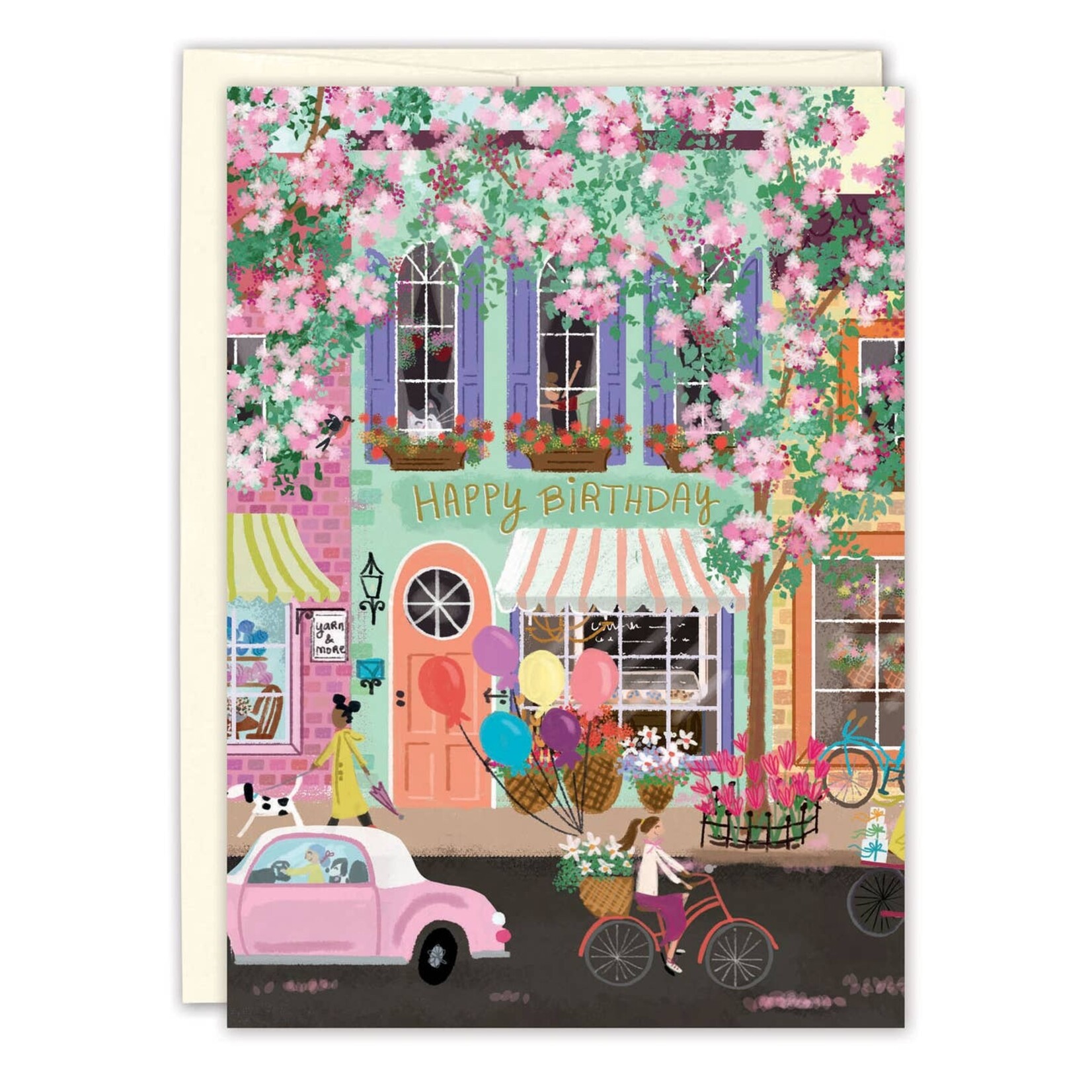 Biely & Shoaf Biely & Shoaf-Street Scene Birthday Card