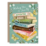 Biely & Shoaf A Year of Wishes Book Stack Birthday Card