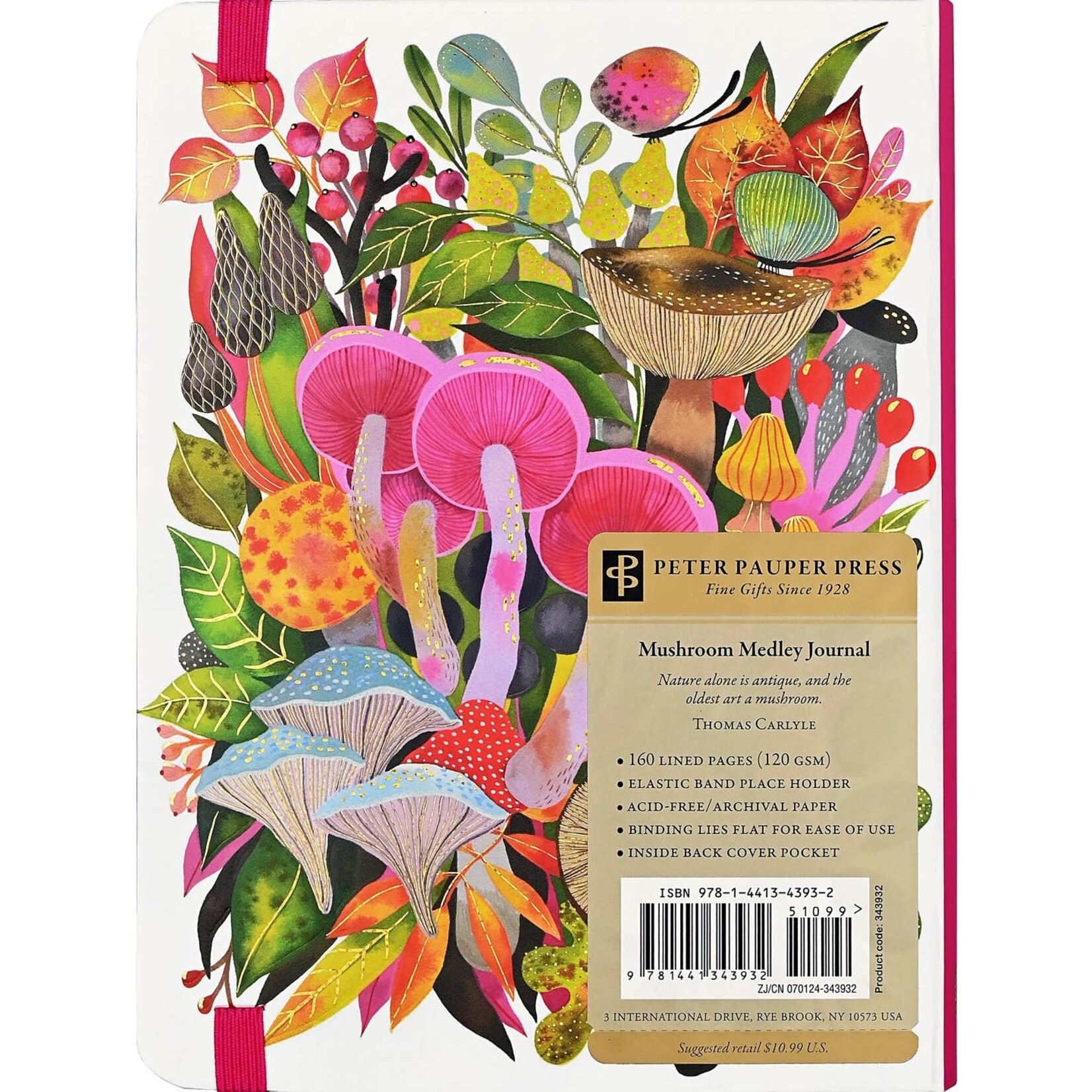 Peter Pauper Press Peter Pauper Press-Mushroom Medley Journal