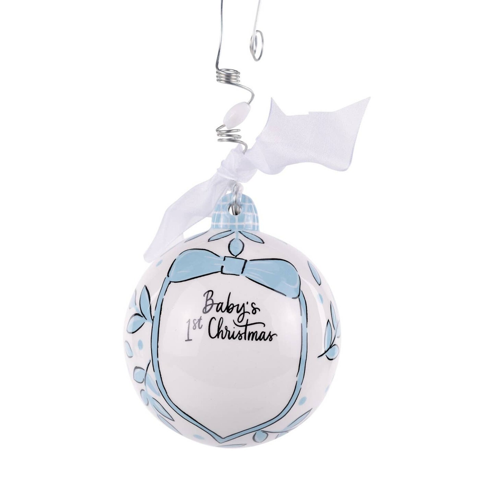 Glory Haus Glory Haus-Blue Bowtie 1st Christmas Ornament