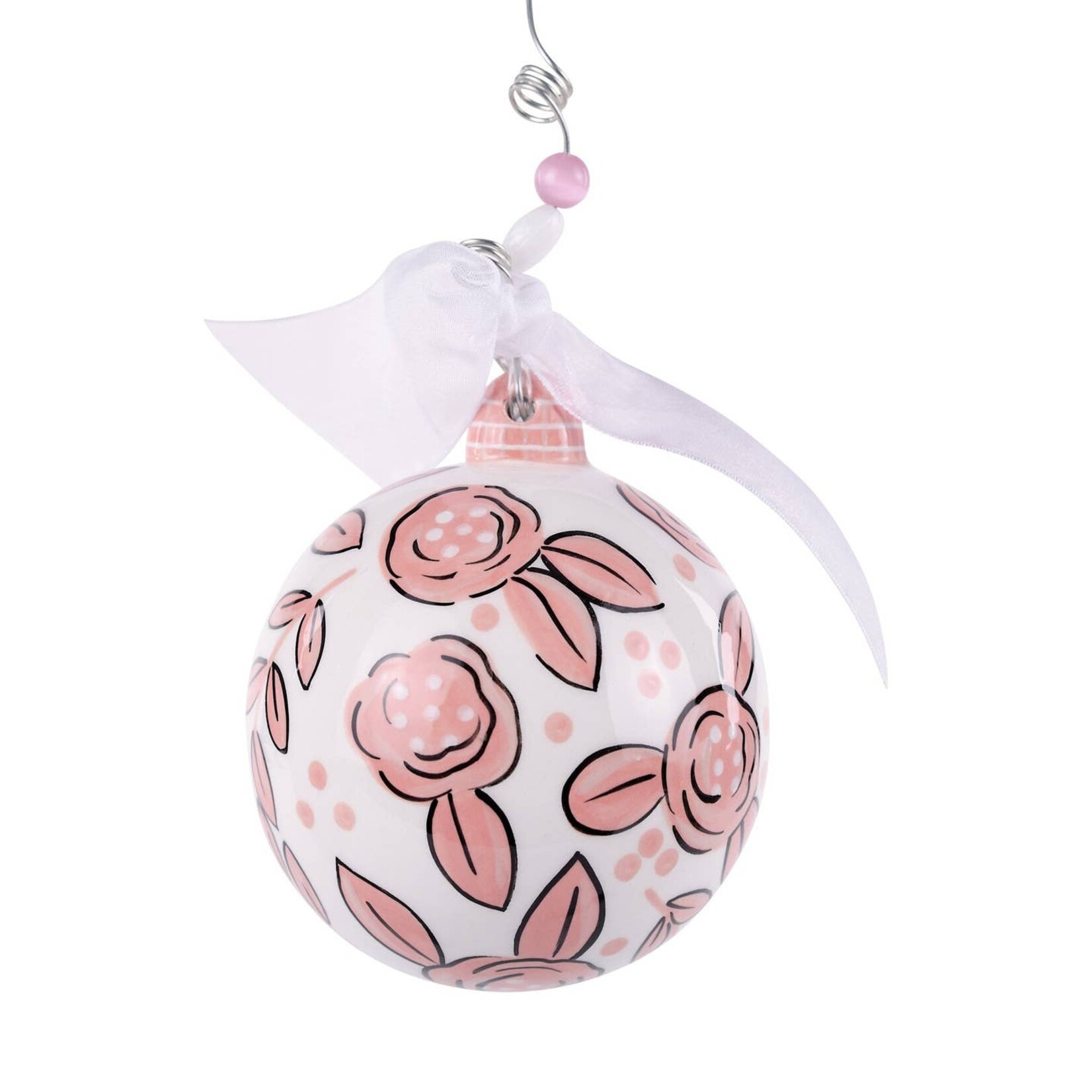 Glory Haus Glory Haus-Pink Bow 1st Christmas Ornament