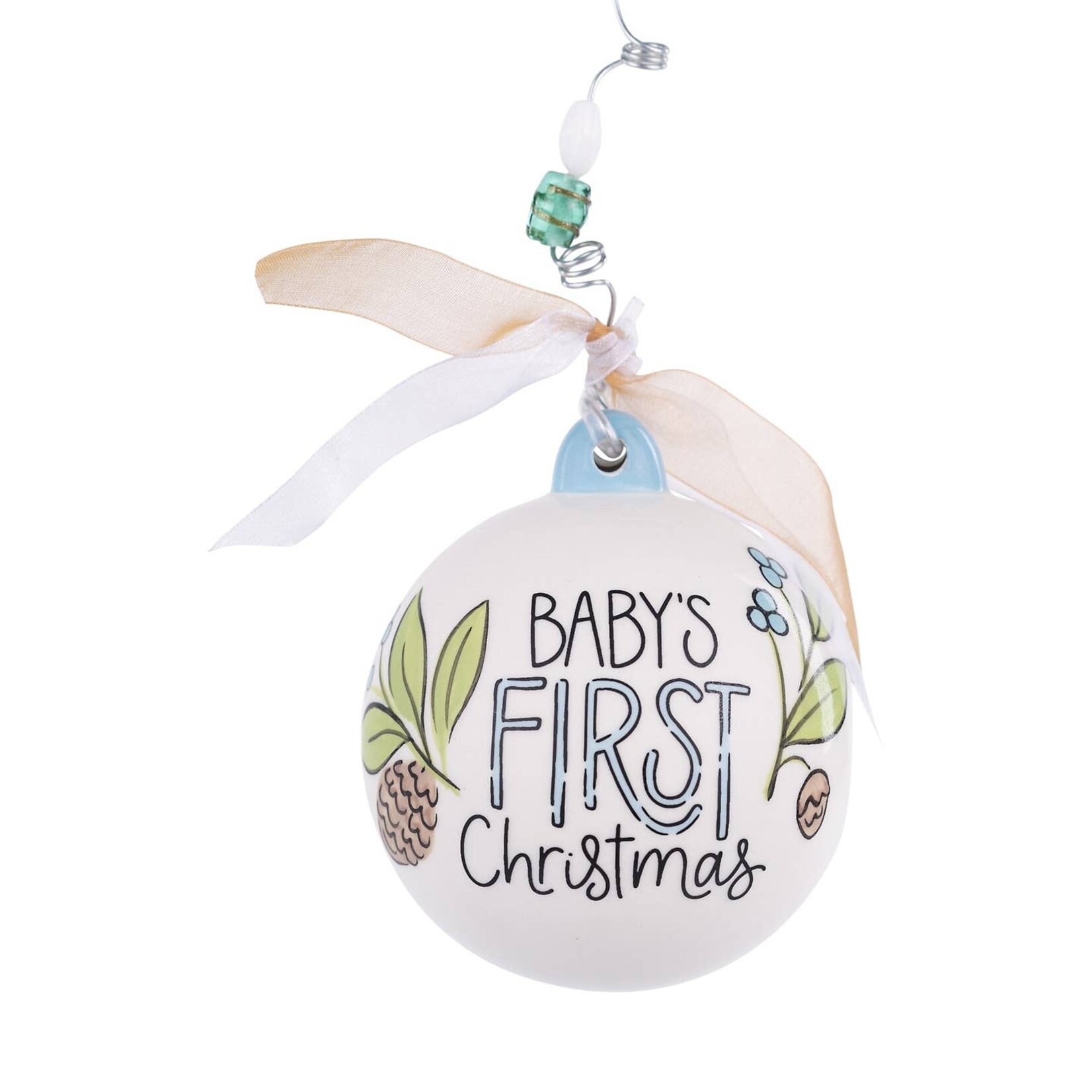 Glory Haus Glory Haus-Baby Boy Deer 1st Christmas Ornament