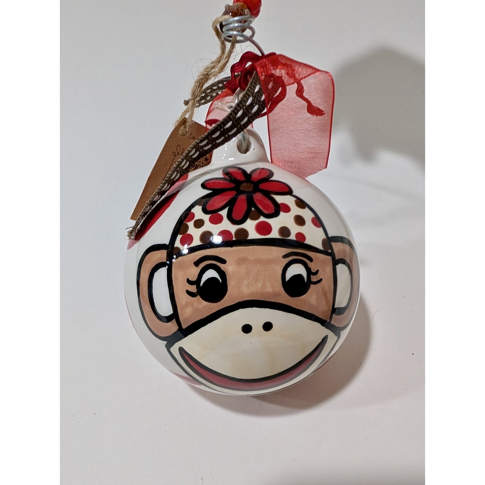 Glory Haus Glory Haus-Sock Monkey Ornament