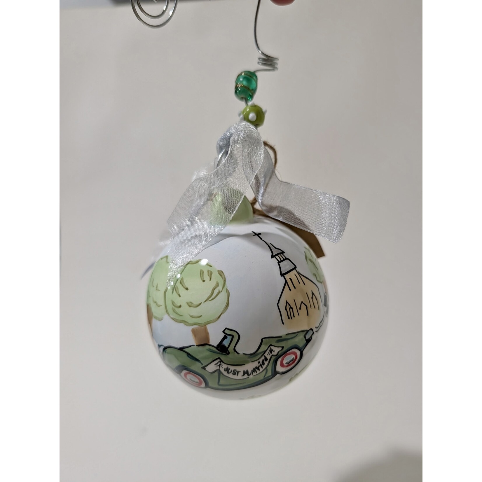 Glory Haus Glory Haus-Just Married Car Ornament
