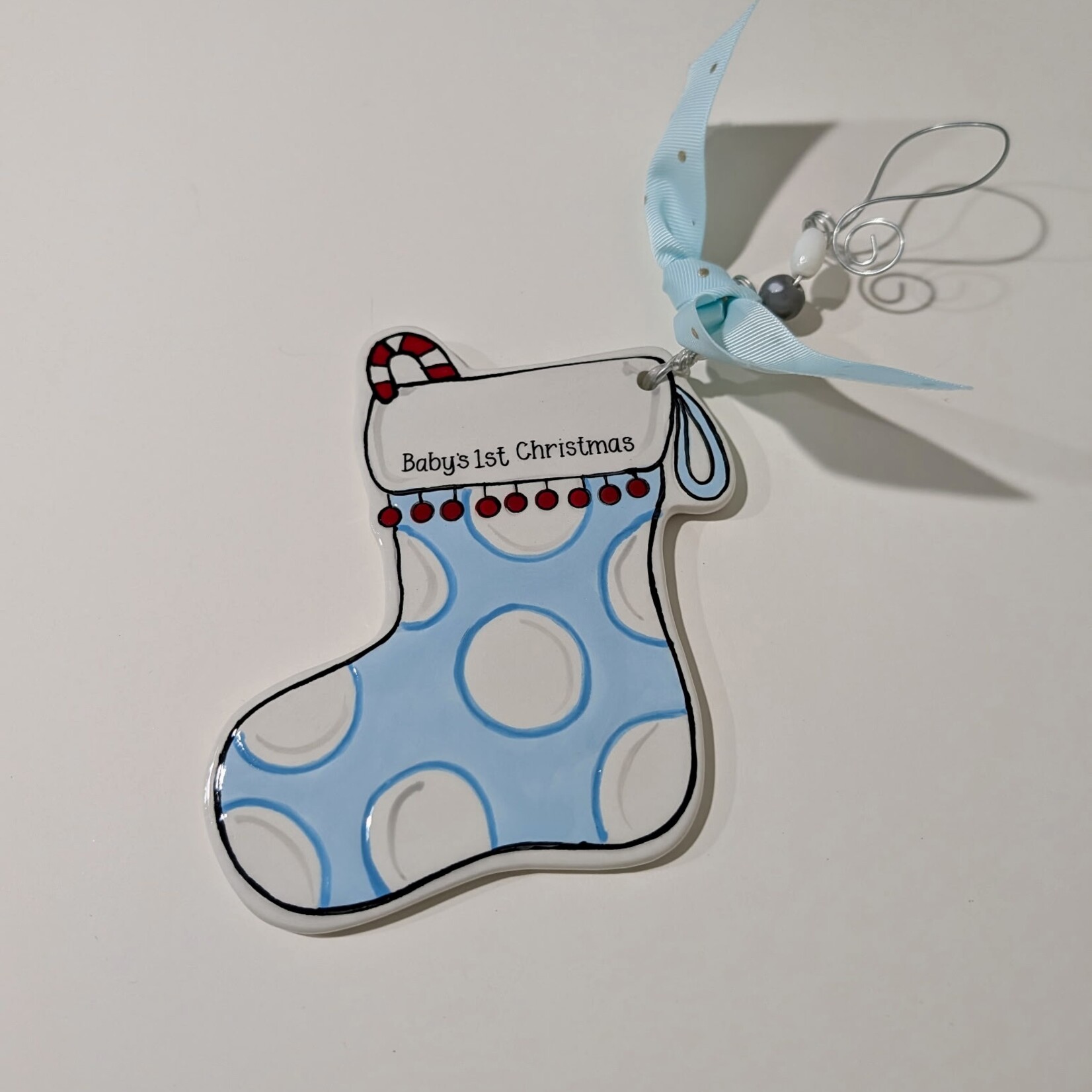 Glory Haus Glory Haus-Blue Stocking Flat Ornament