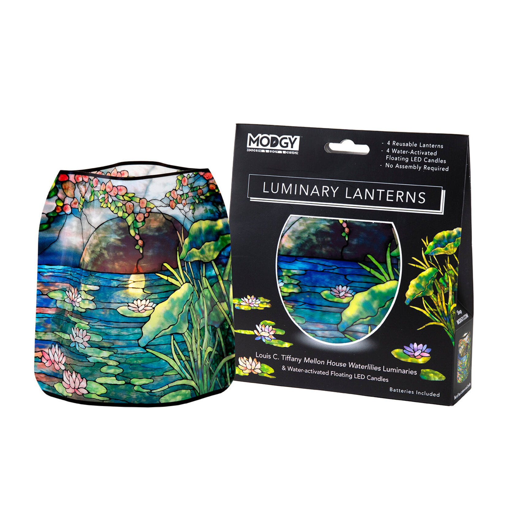 Modgy Modgy-Lantern Louis C. Tiffany Waterlilies