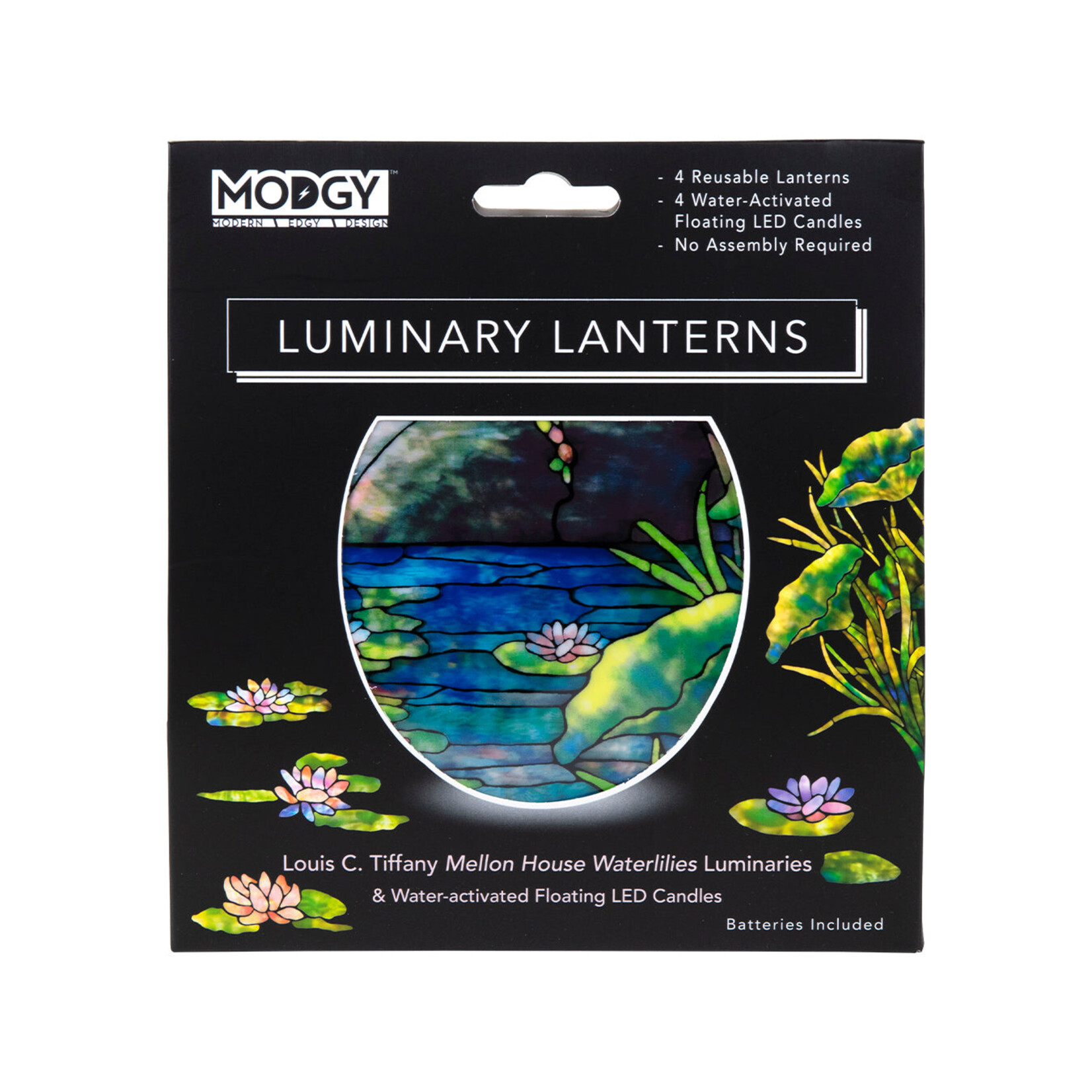 Modgy Modgy-Lantern Louis C. Tiffany Waterlilies