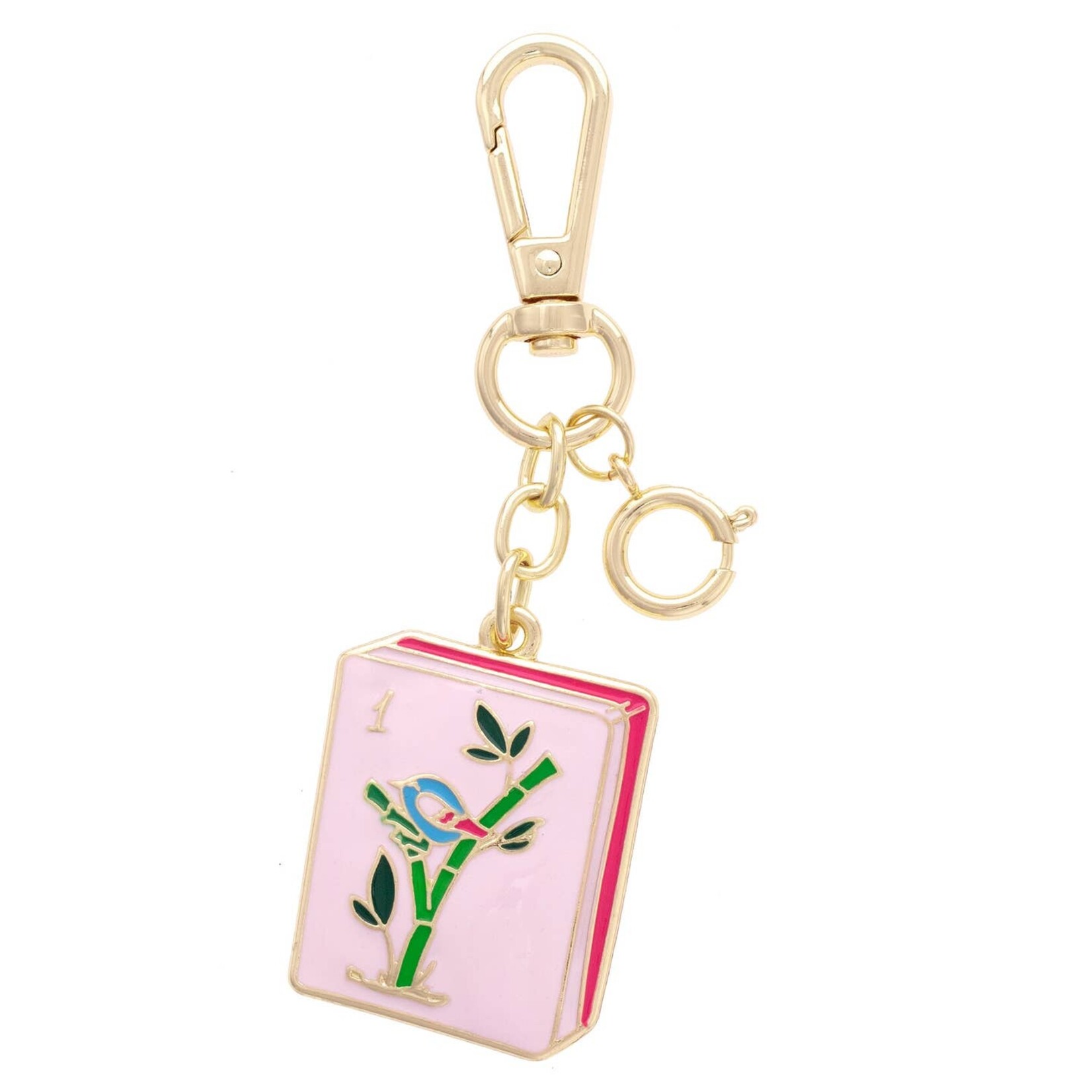 Canvas Jewelry Canvas Jewelry- Mahjong Bag Charm