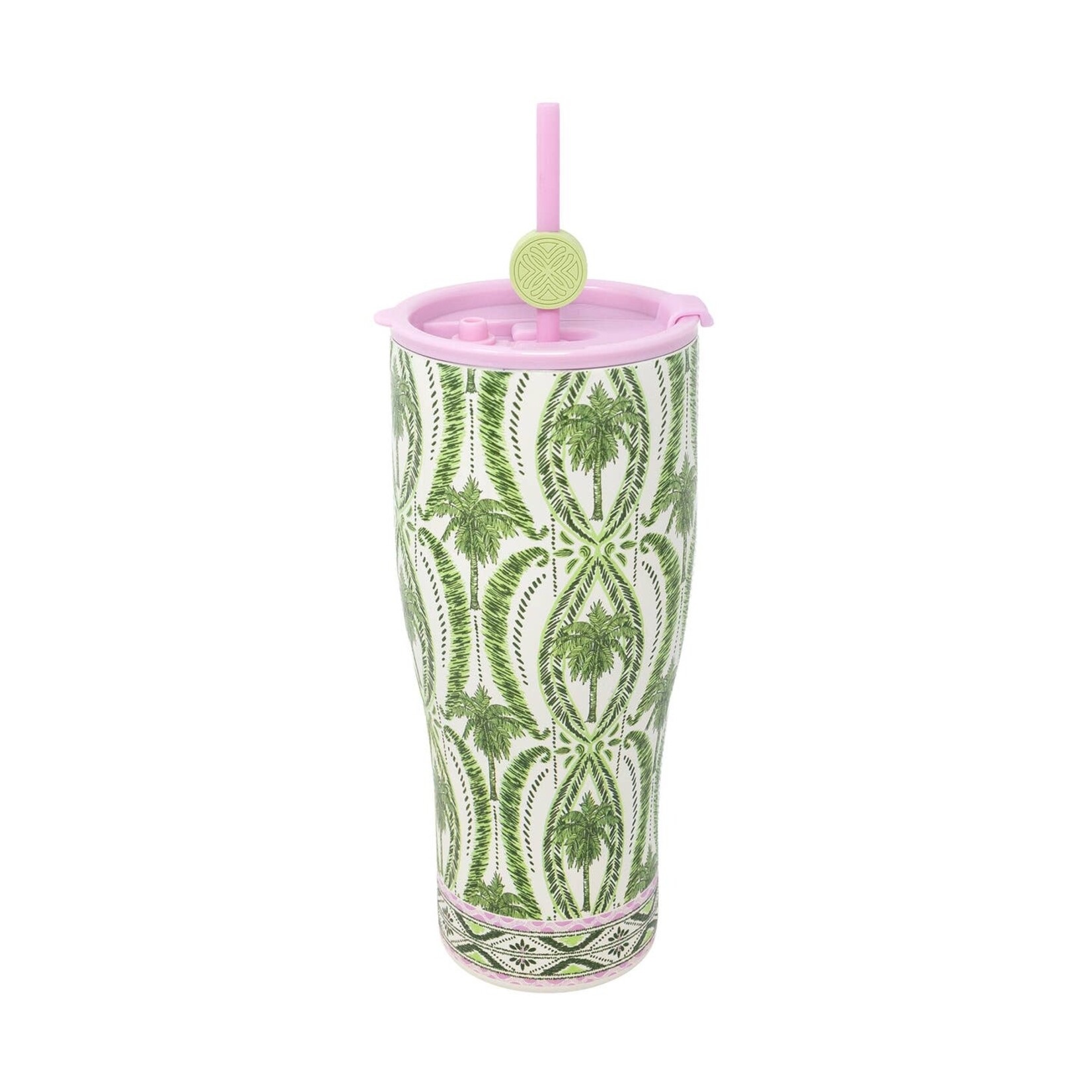 Lilly Pulitzer Lilly Pulitzer-Stainless Steel Tumbler-Textured Palm