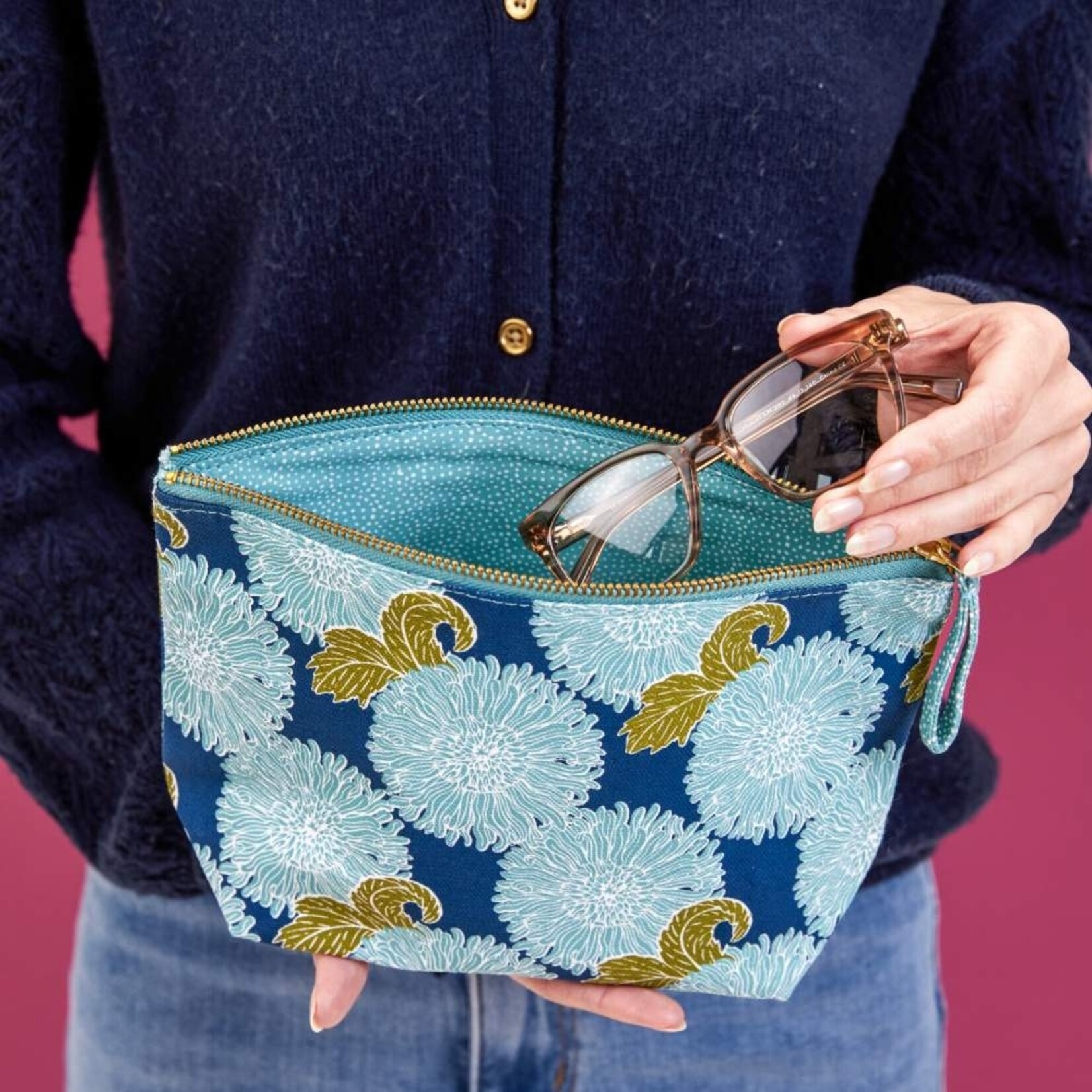 Rock Flower Paper Rock Flower Paper- Flower Pouch Medium