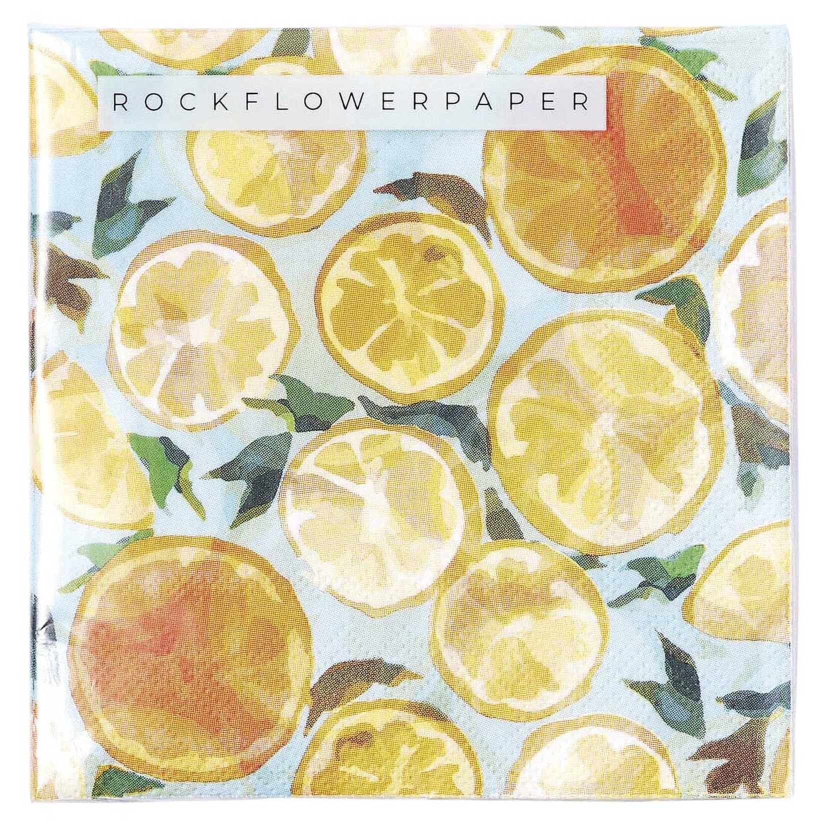 Rock Flower Paper Rock Flower Paper- Lemon Paper Napkins