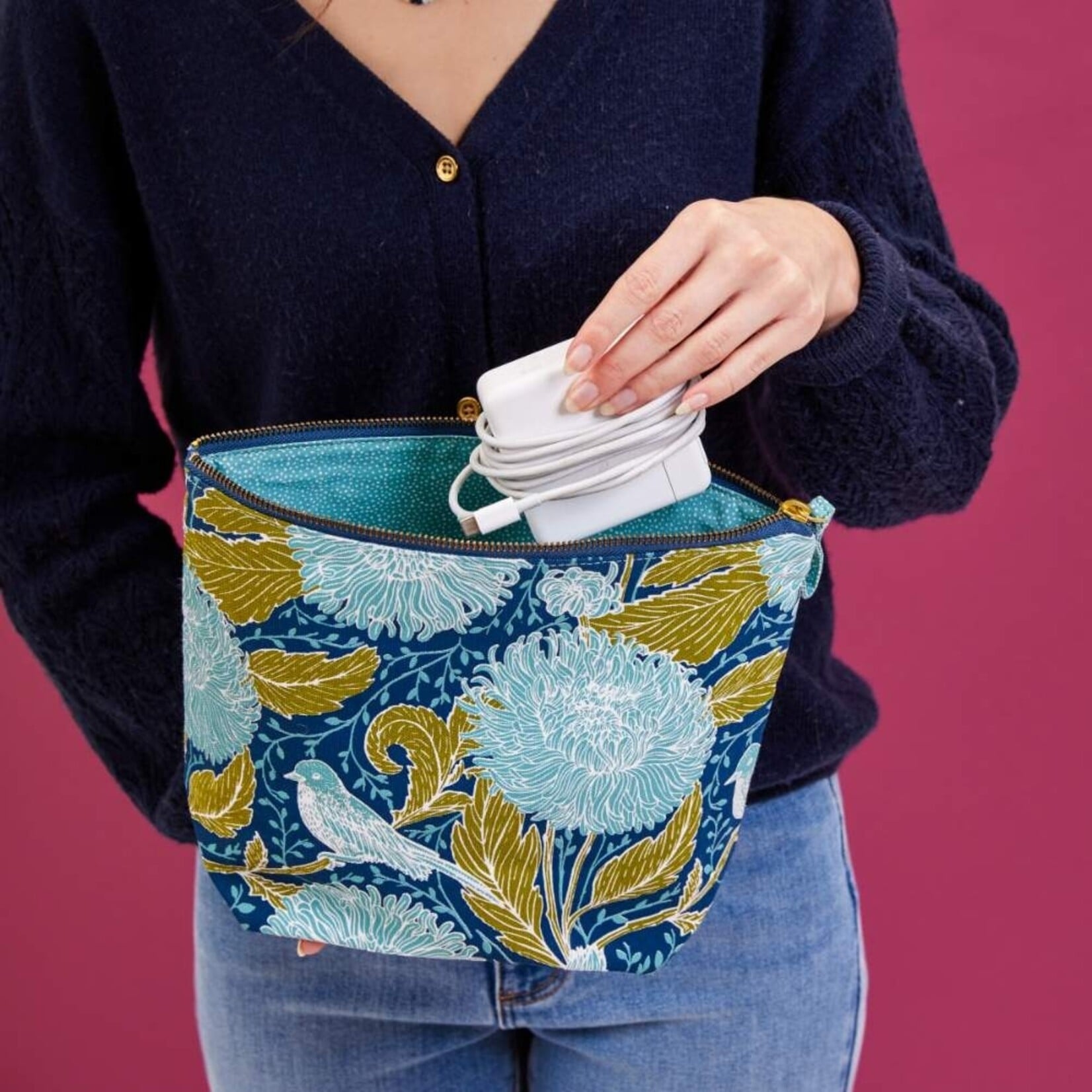 Rock Flower Paper Rock Flower Paper- Bird Pouch Large