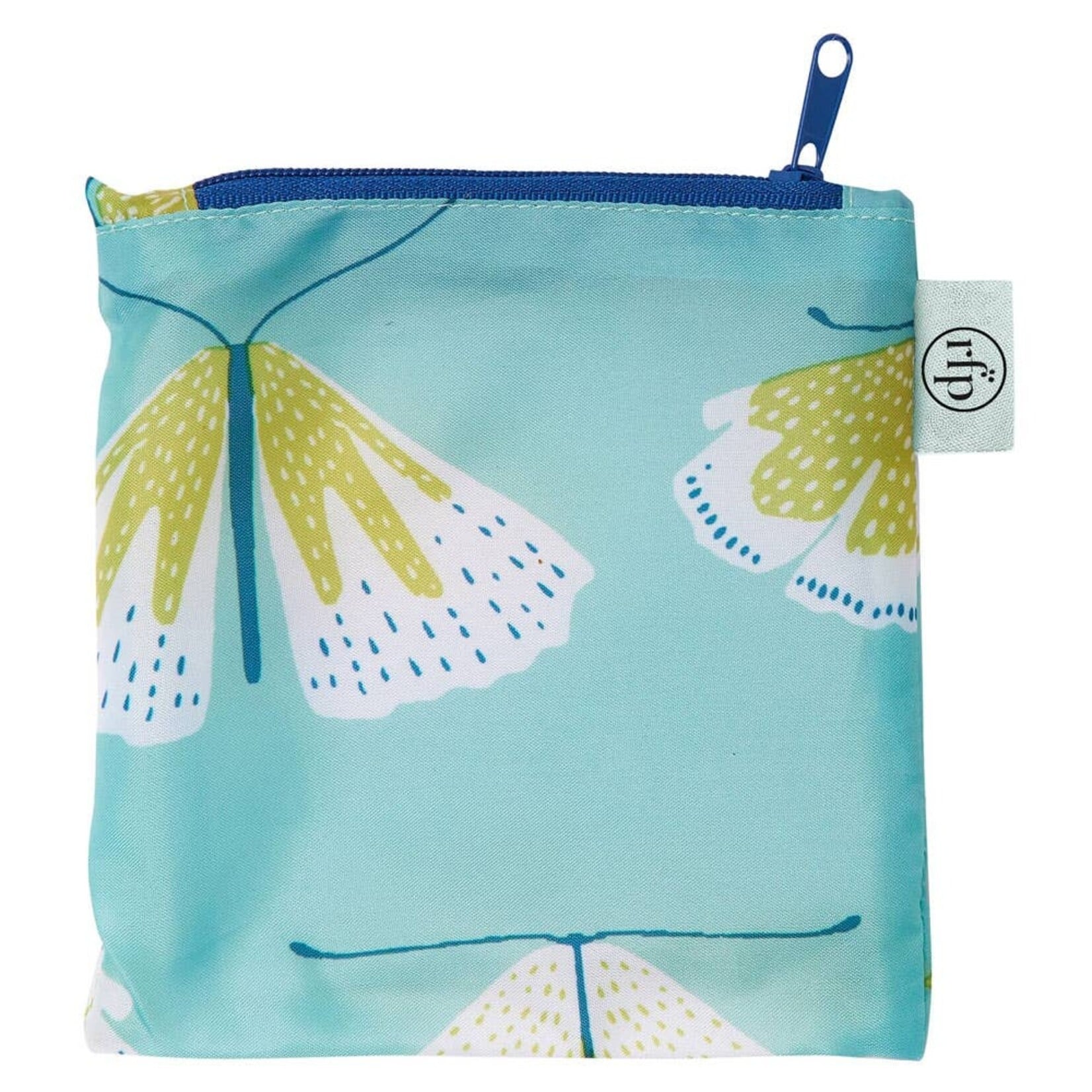 Rock Flower Paper Rock Flower Paper-Moths Blu Shopping Bag