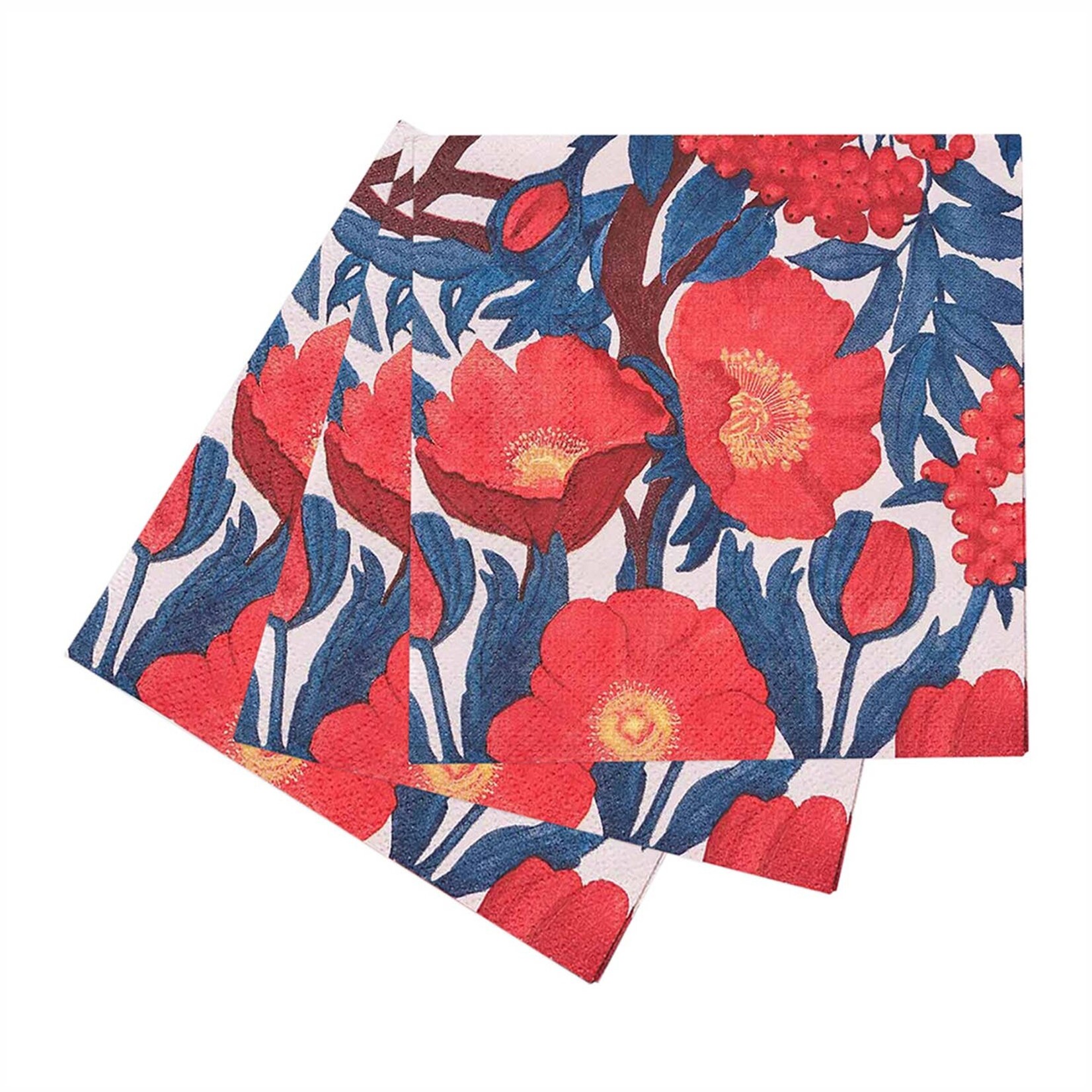 Rock Flower Paper Rock Flower Paper-Poppies Paper Napkins