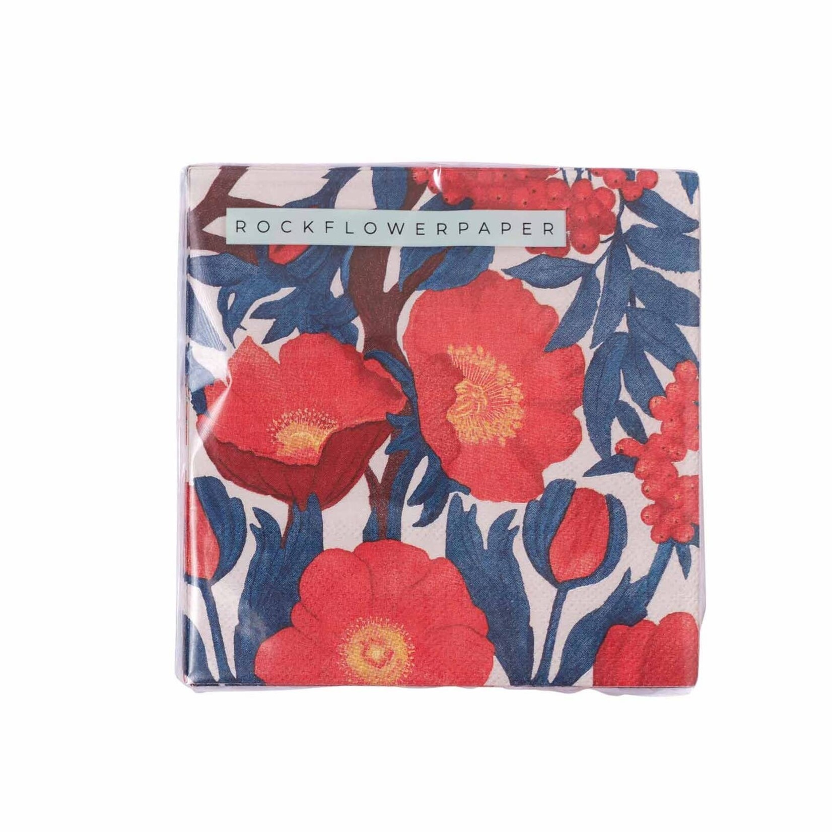 Rock Flower Paper Rock Flower Paper-Poppies Paper Napkins