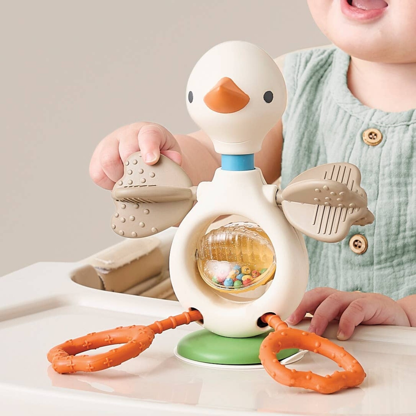Itzy Ritzy Itzy Ritzy-Twist & Bop-High Chair Sensory Toy Goose