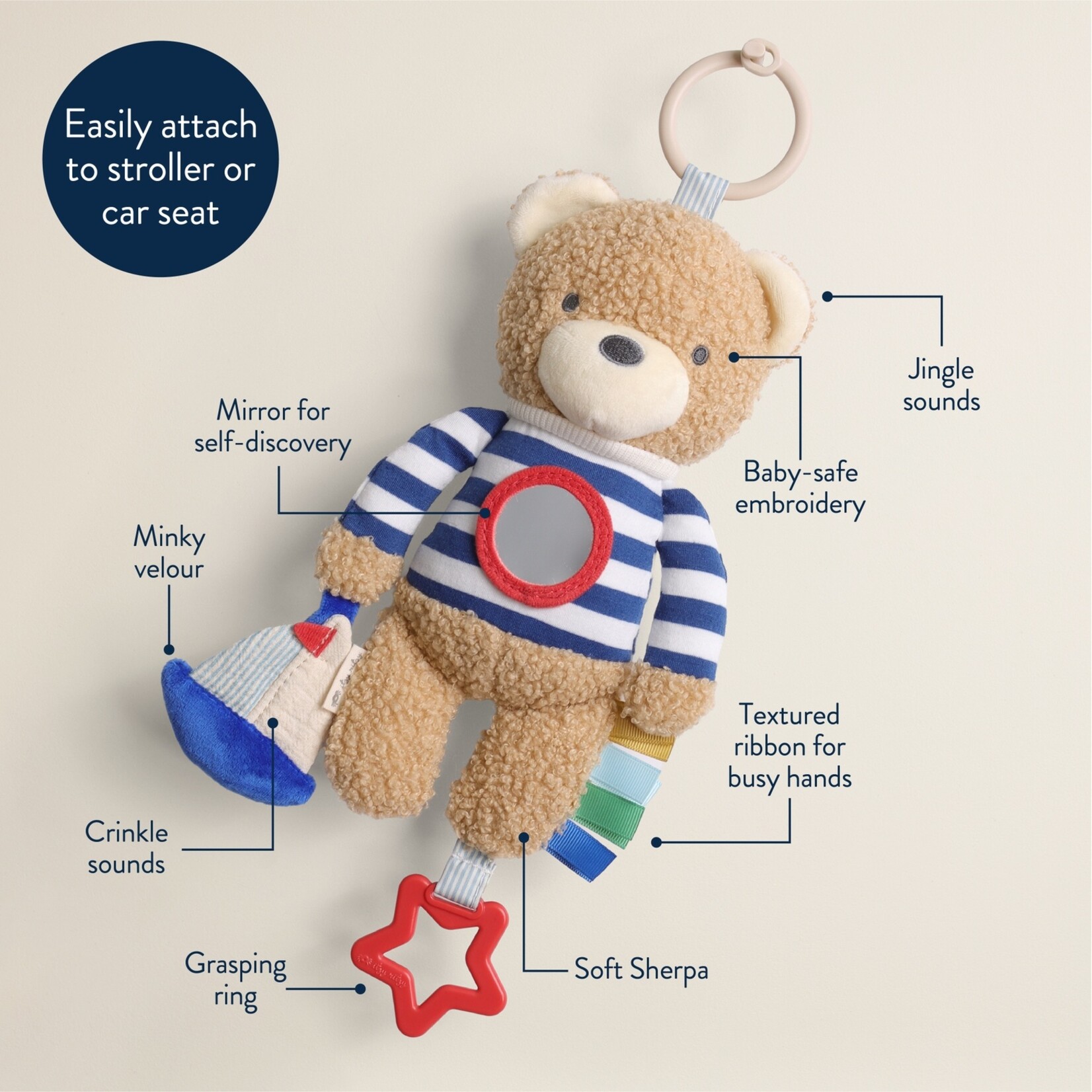 Itzy Ritzy Itzy Ritzy-Bitzy Traveler™ Bear