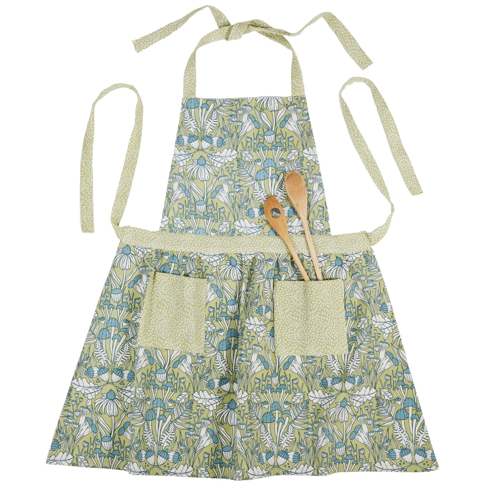 Rock Flower Paper Rock Flower Paper Mushroom Forrest Apron