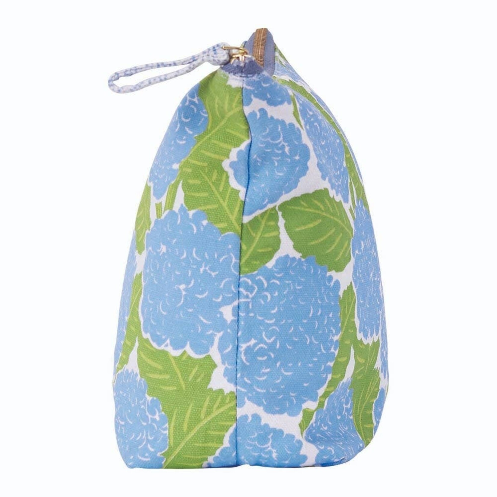 Floss and Rock Rock Flower Paper- Blue Hydrangea Pouch Large