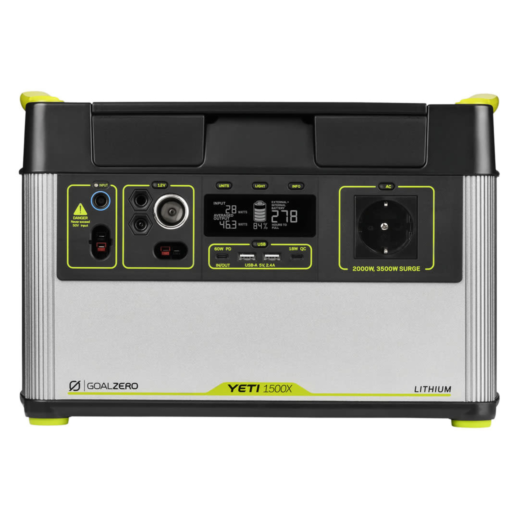 Goal Zero Yeti 1500X 5G 120V Power Station