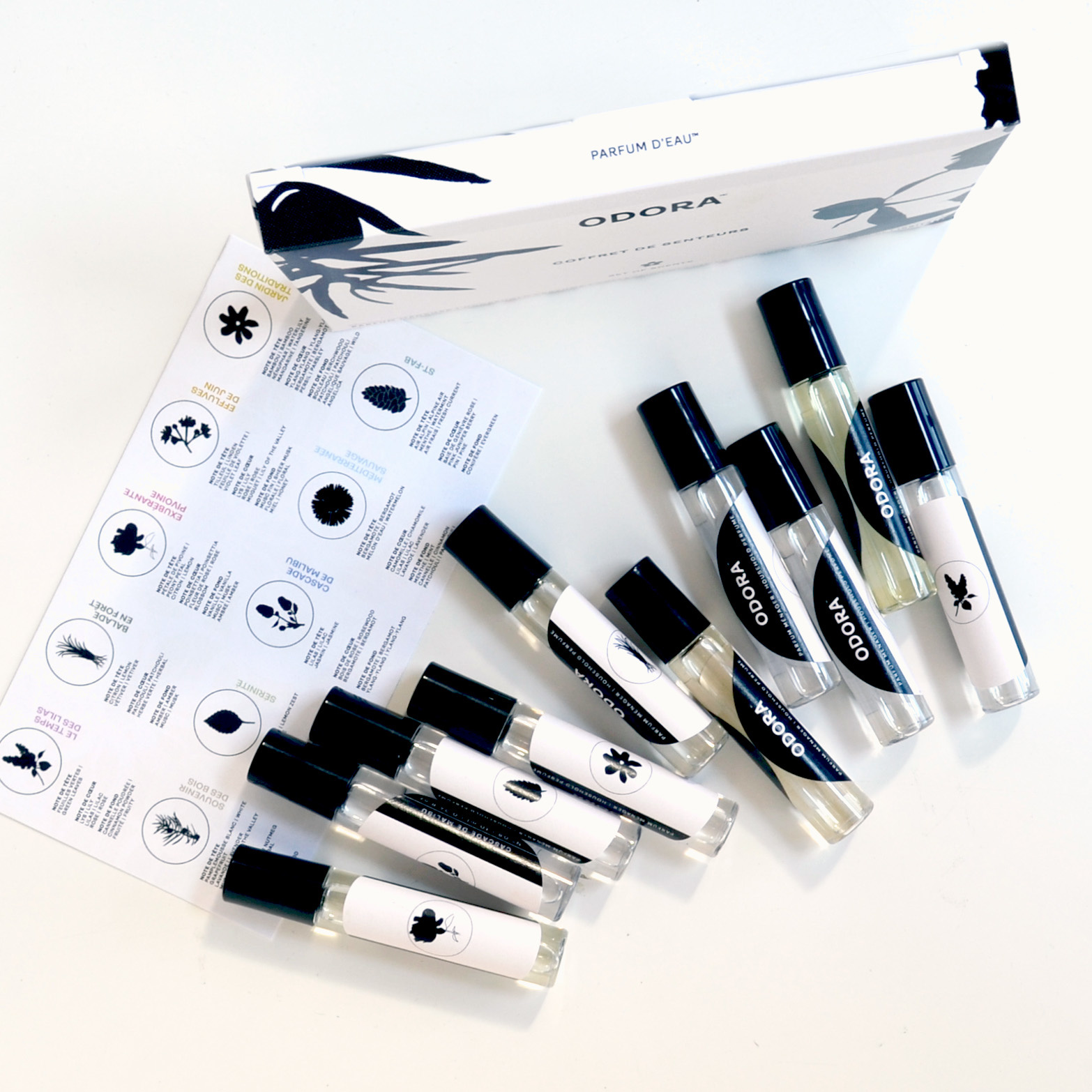 Set of scents - 10 bottles