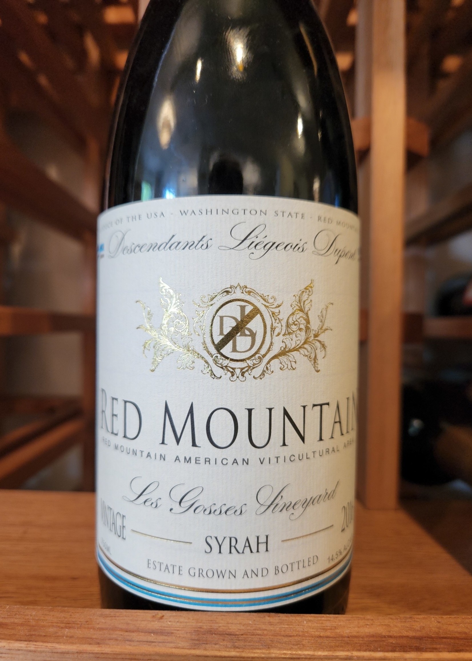 Hedges "Descendants Liegeois Dupont" Red Mountain Les Gosses Vineyard Syrah 2019