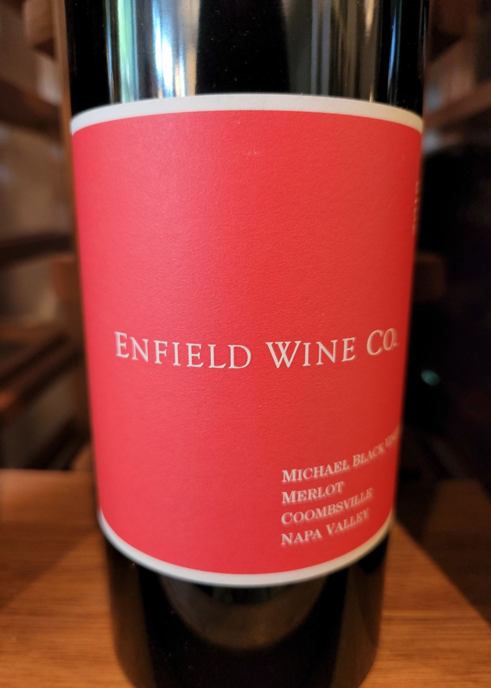 Enfield Wine Co. Napa Valley Michael Black Vineyard Merlot 2018