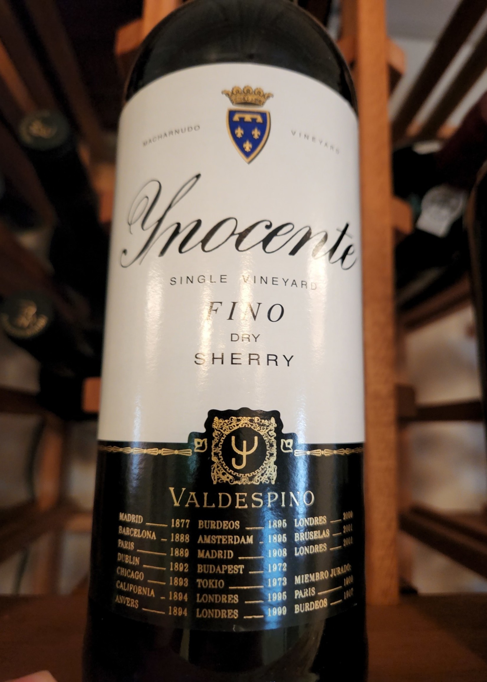 Valdespino "Inocente" Fino Sherry