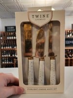 Twine Living Starlight Cheese Knife Set