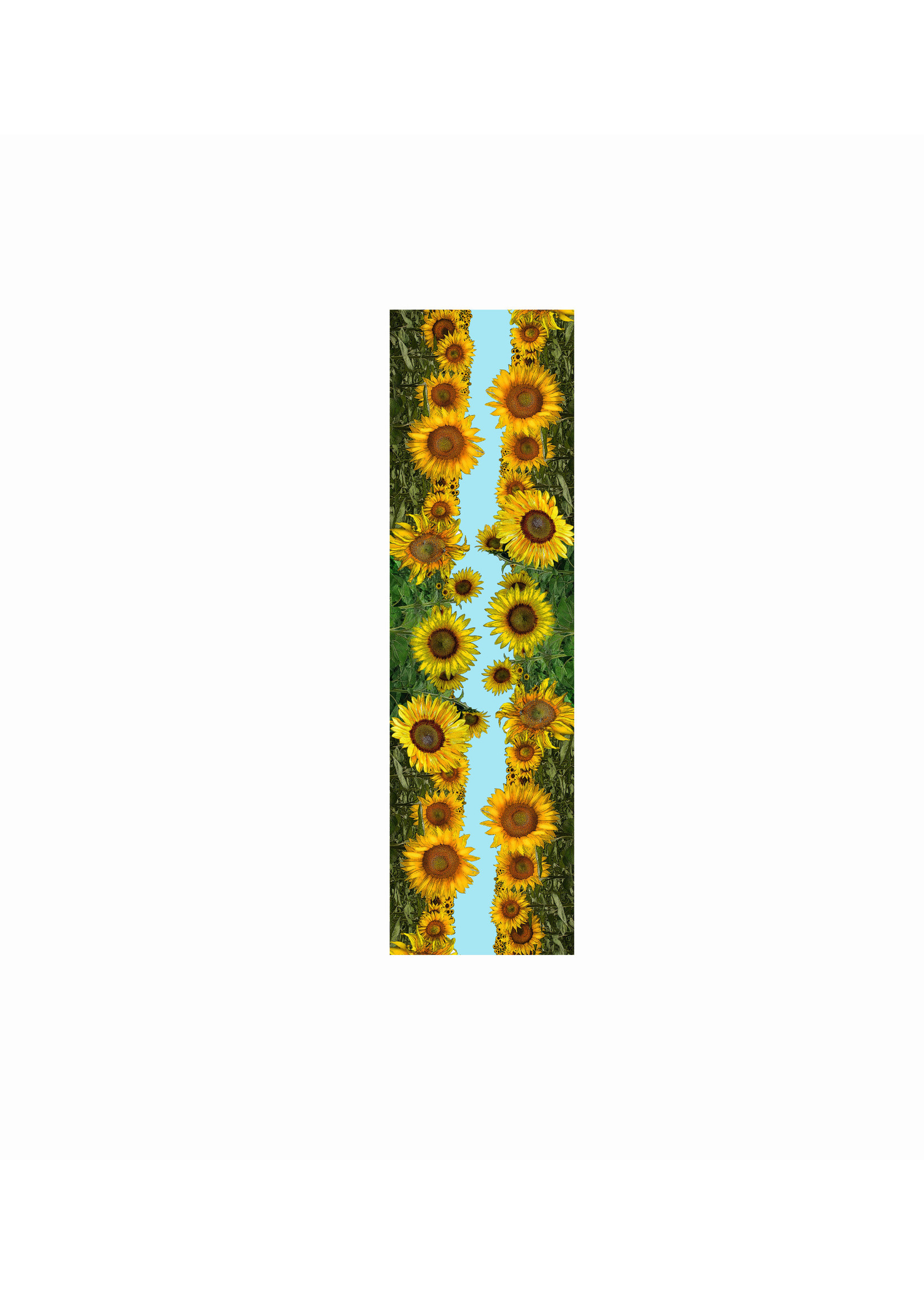 Alphie and Ollie sunflower table runner 20 x 65 inches