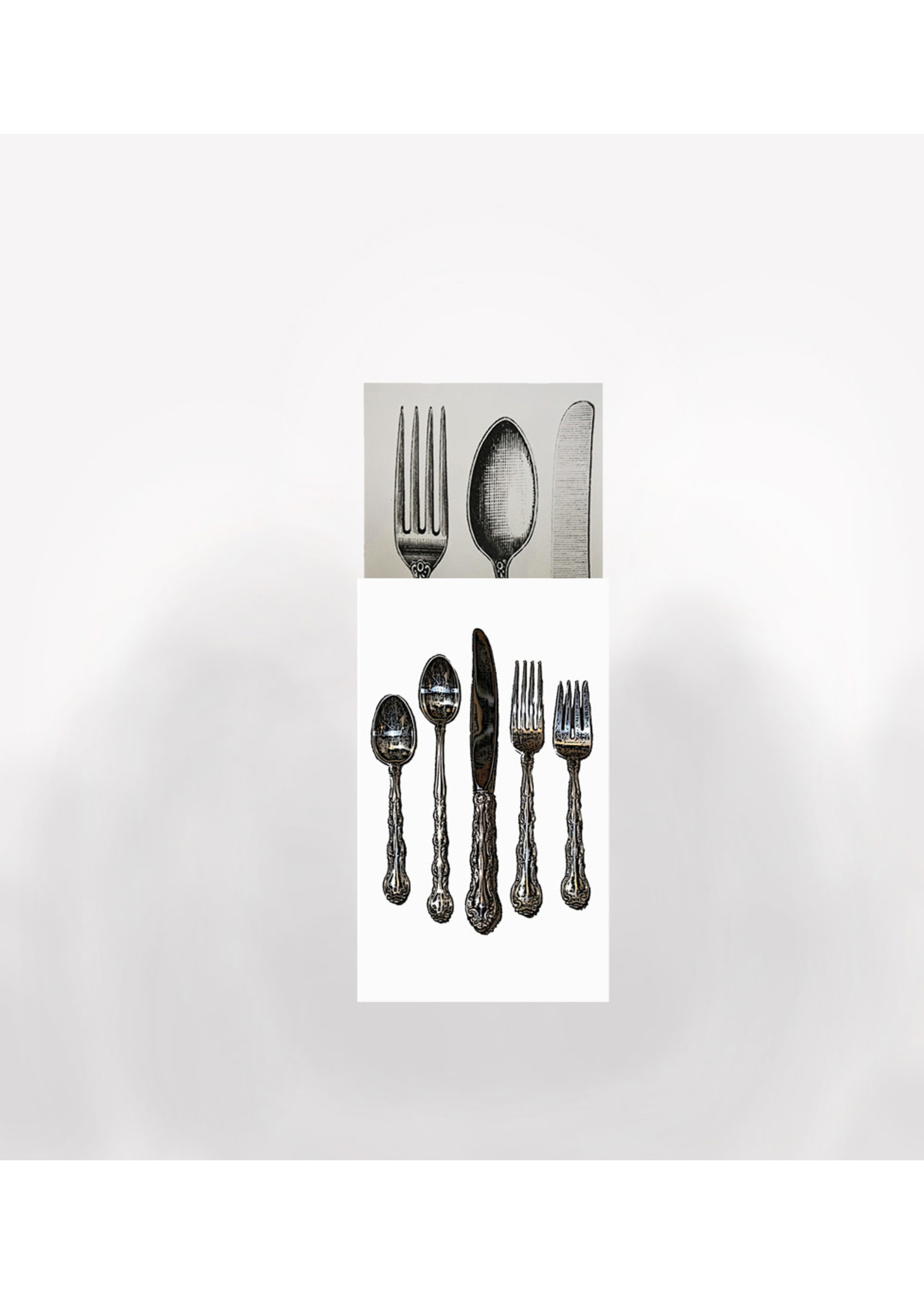 Alphie and Ollie utensils utensil holder set of 4