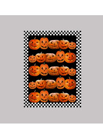 Alphie and Ollie jack 0 lanterns kitchen towel 18 x 24 inches flour sack material