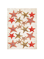 Alphie and Ollie starfish kitchen towel 18 x 24 inches flour sack material