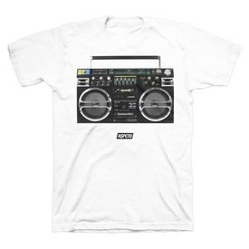 Retro Kings Boom Box T-Shirt Medium