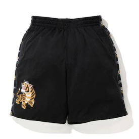 BAPE Bape Tiger Jersey Wide Shorts Black XL