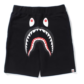BAPE Bape Shark Sweat Shorts Black