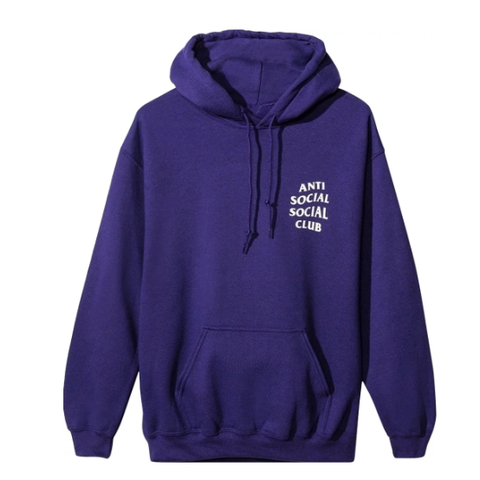 Anti Social Social Club Purple Rain Hoodie Purple SMALL