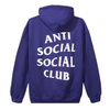 Anti Social Social Club Purple Rain Hoodie Purple SMALL