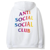 Anti Social Social Club More Hate More Love Hoodie White MEDIUM