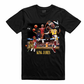 Retro Kings THE RETRO KINGS KING JAMES TEE