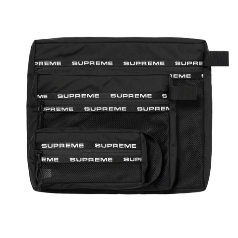 Supreme Organizer Pouch Set Black