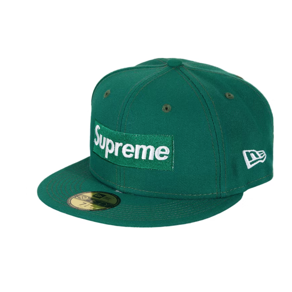 Supreme Supreme Money Box Logo New Era 'Dark Green' 7 1/2