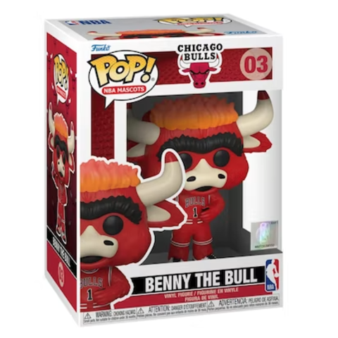 Funko Pop! NBA Mascots Chicago Bulls Benny The Bull Figure #03