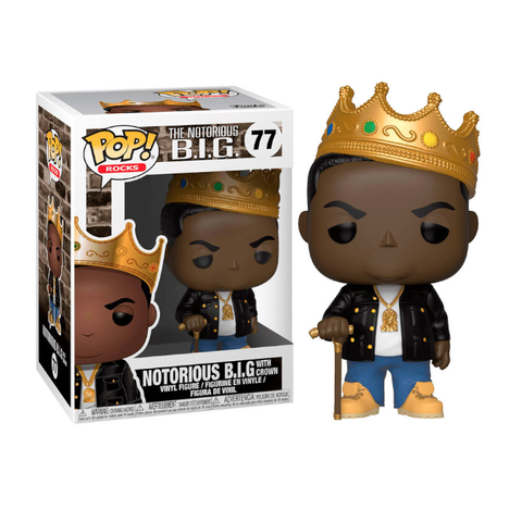 Funko Pop! Rocks The Notorious B.I.G with Crown Figure #77