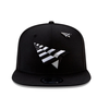 New Era Paper Planes Original Crown Snapback Hat Heather Black