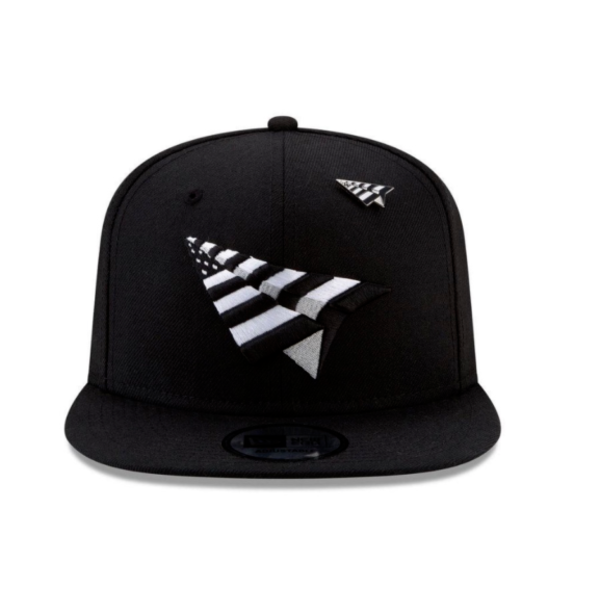 Paper Planes New Era Paper Planes Original Crown Snapback Hat Heather Black