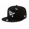 New Era Paper Planes Original Crown Snapback Hat Heather Black