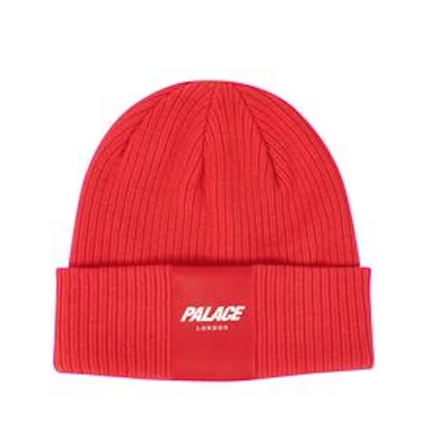 Palace R-Knit Beanie Red