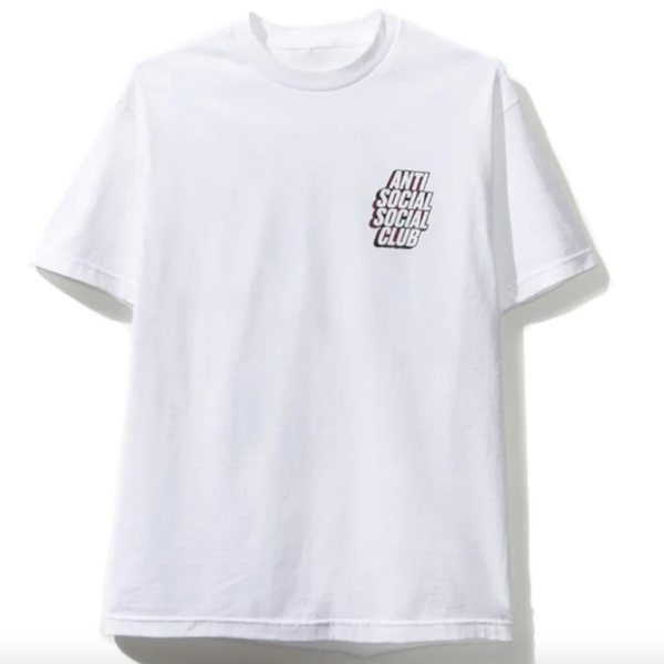 ASSC Anti Social Social Club Blocked Plaid Tee 'White/Red' XL